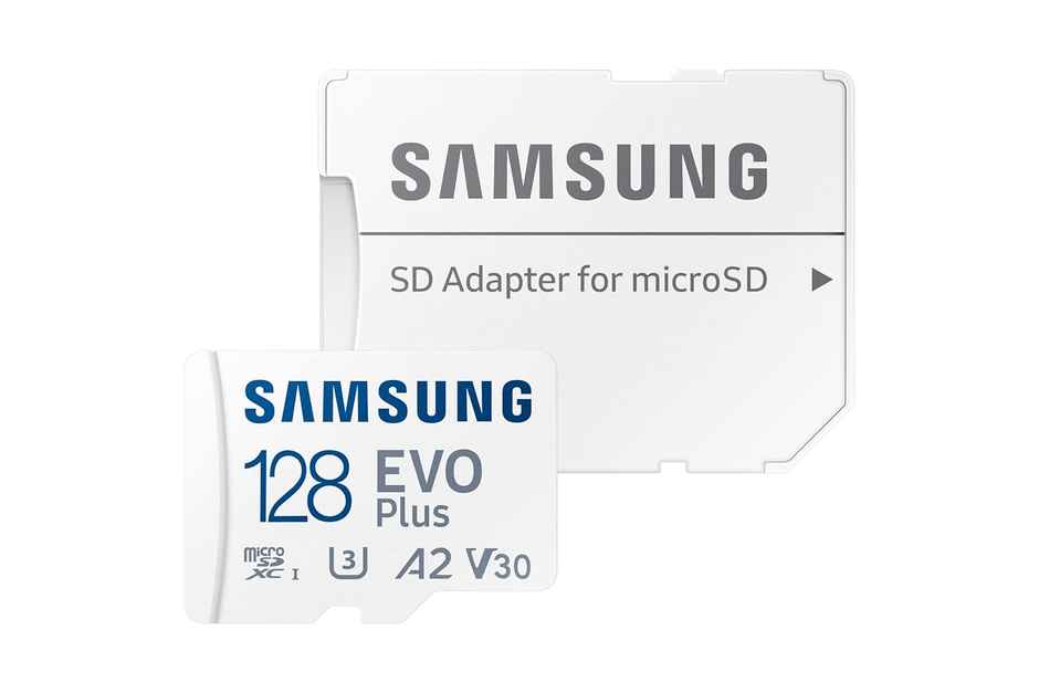 Samsung Evo Plus 128Gb Microsdxc Uhs-Iu3 130Mb/S Fullhd&4Kuhd Memorycard With Adapter